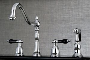 Kingston Brass KB179.PKLBS Duchess 1.8 GPM Widespread Kitchen - Chrome